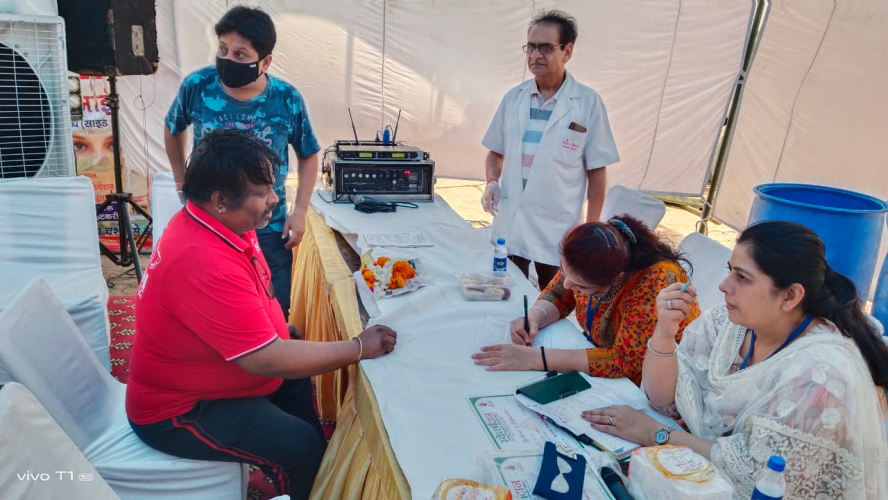 Health and Blood Donation Camp